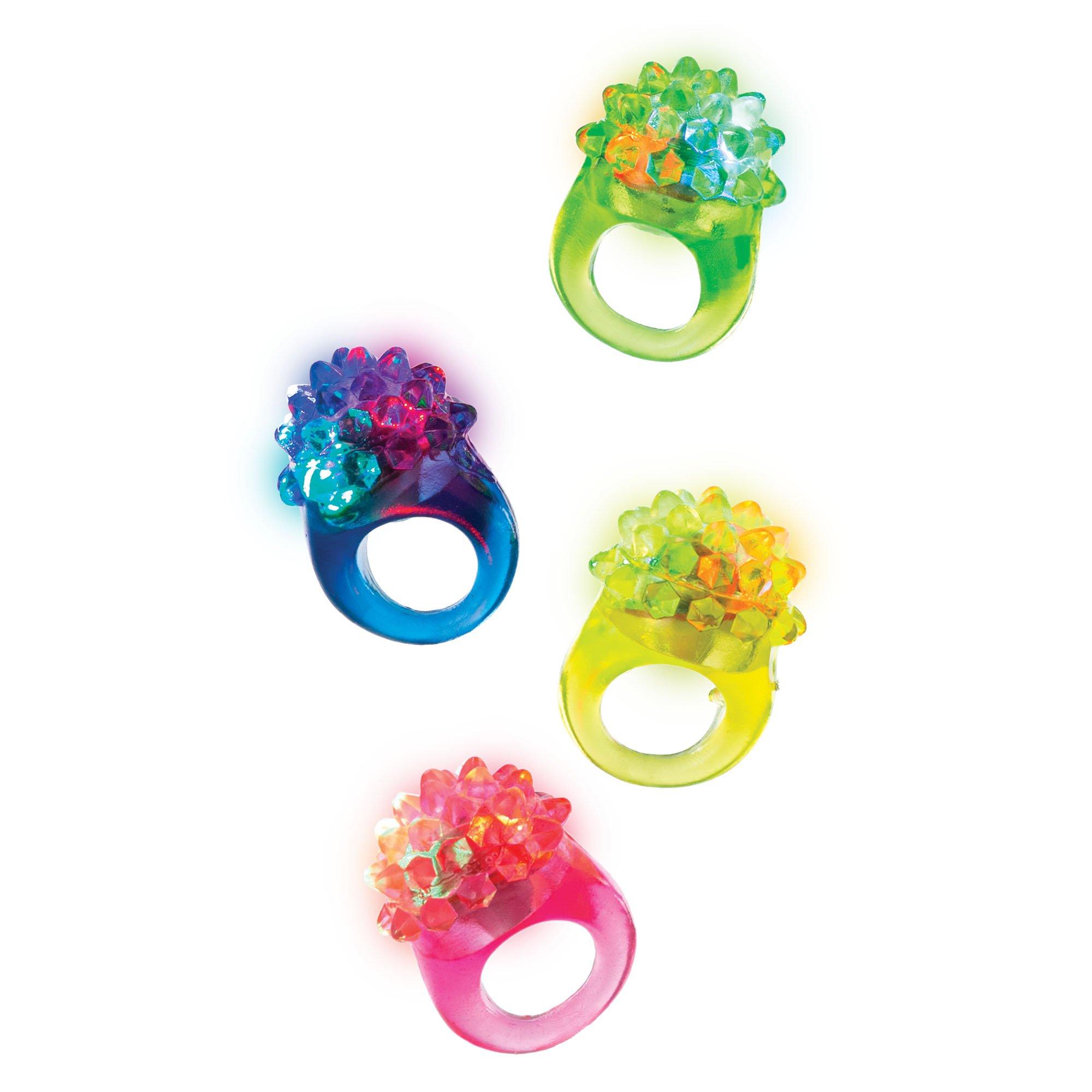 Light-Up Rings, 8pc