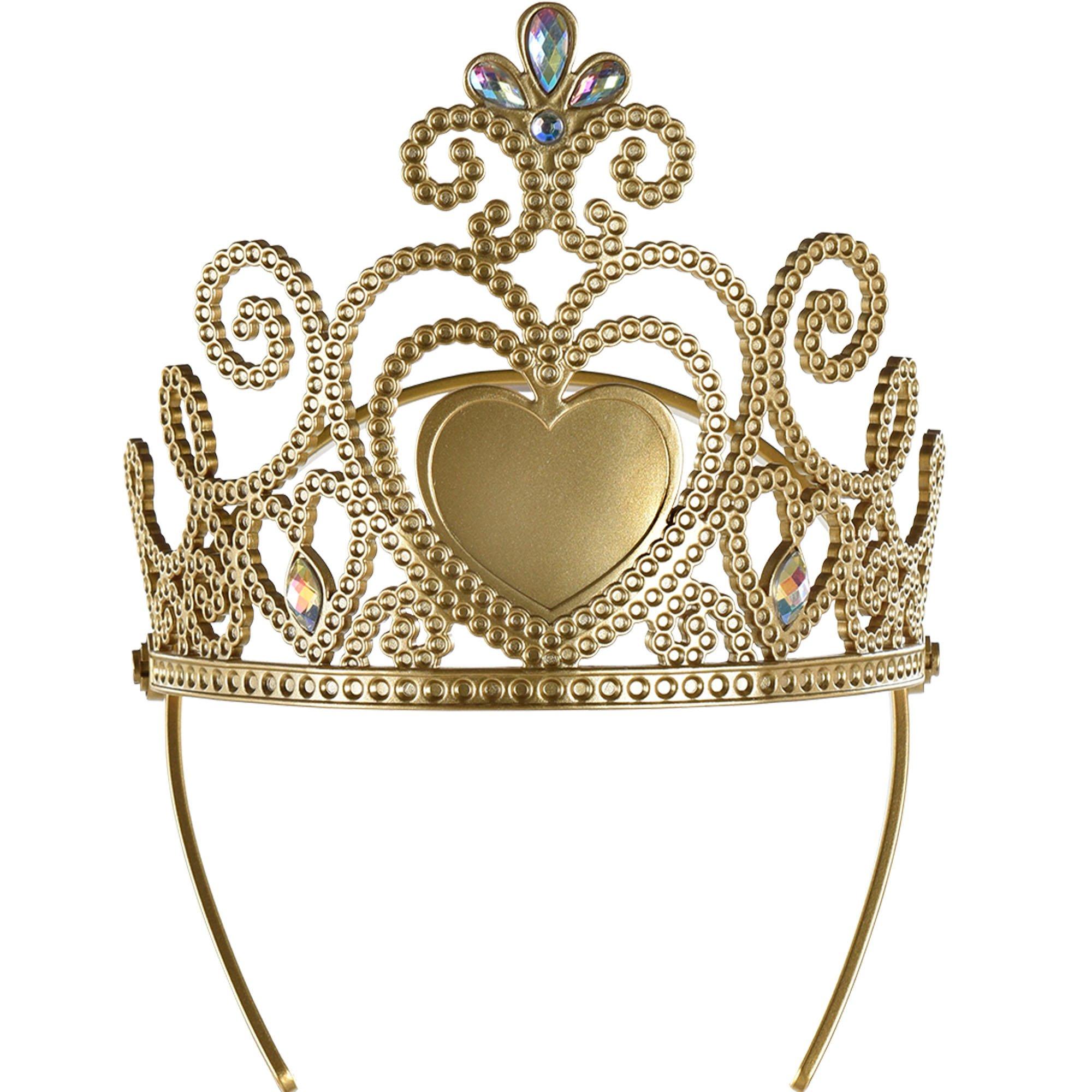 Gold Disney Princess Tiara & Wand Costume Accessory Kit Party City