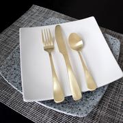 Gold Stainless Steel Flatware Set, 12pc, Service for 4