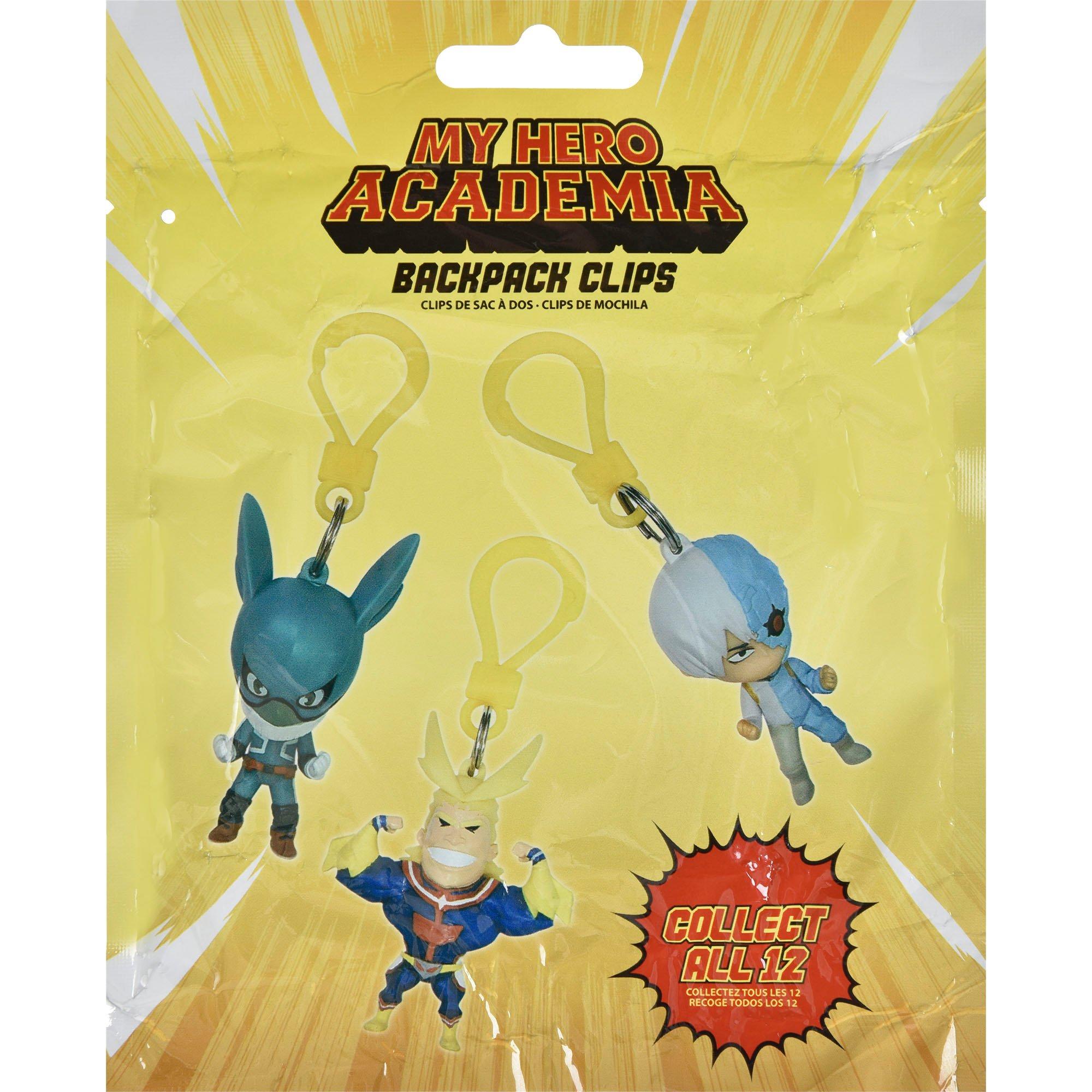 My Hero Academia Mystery Plastic Backpack Clip, 2.5in