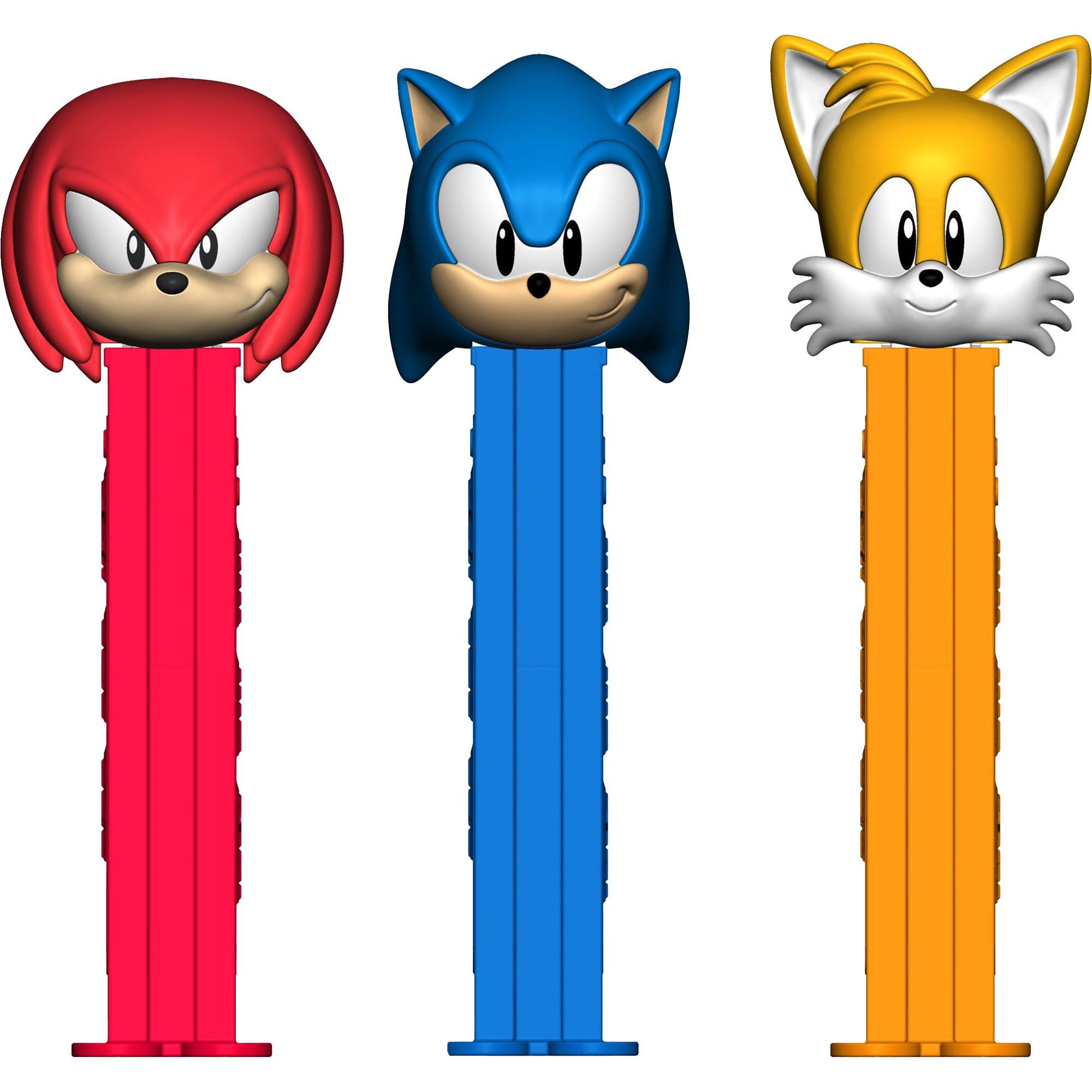 Sonic the Hedgehog PEZ Dispenser, 0.87oz - Assorted Characters | Party City