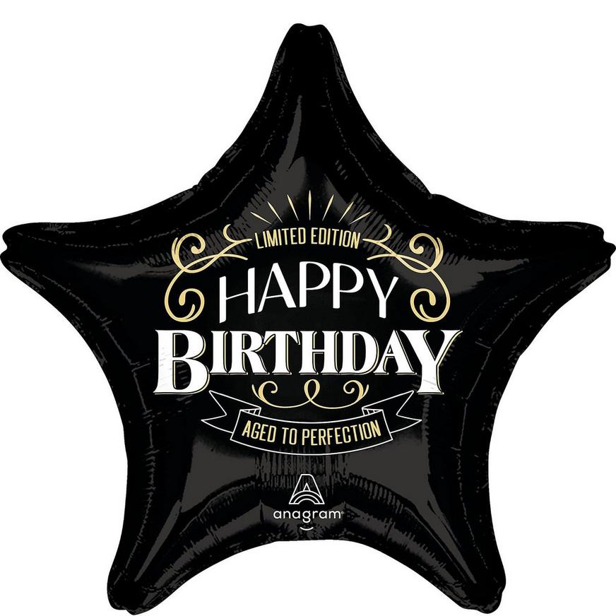 Better with Age Birthday Star Foil Balloon, 27in