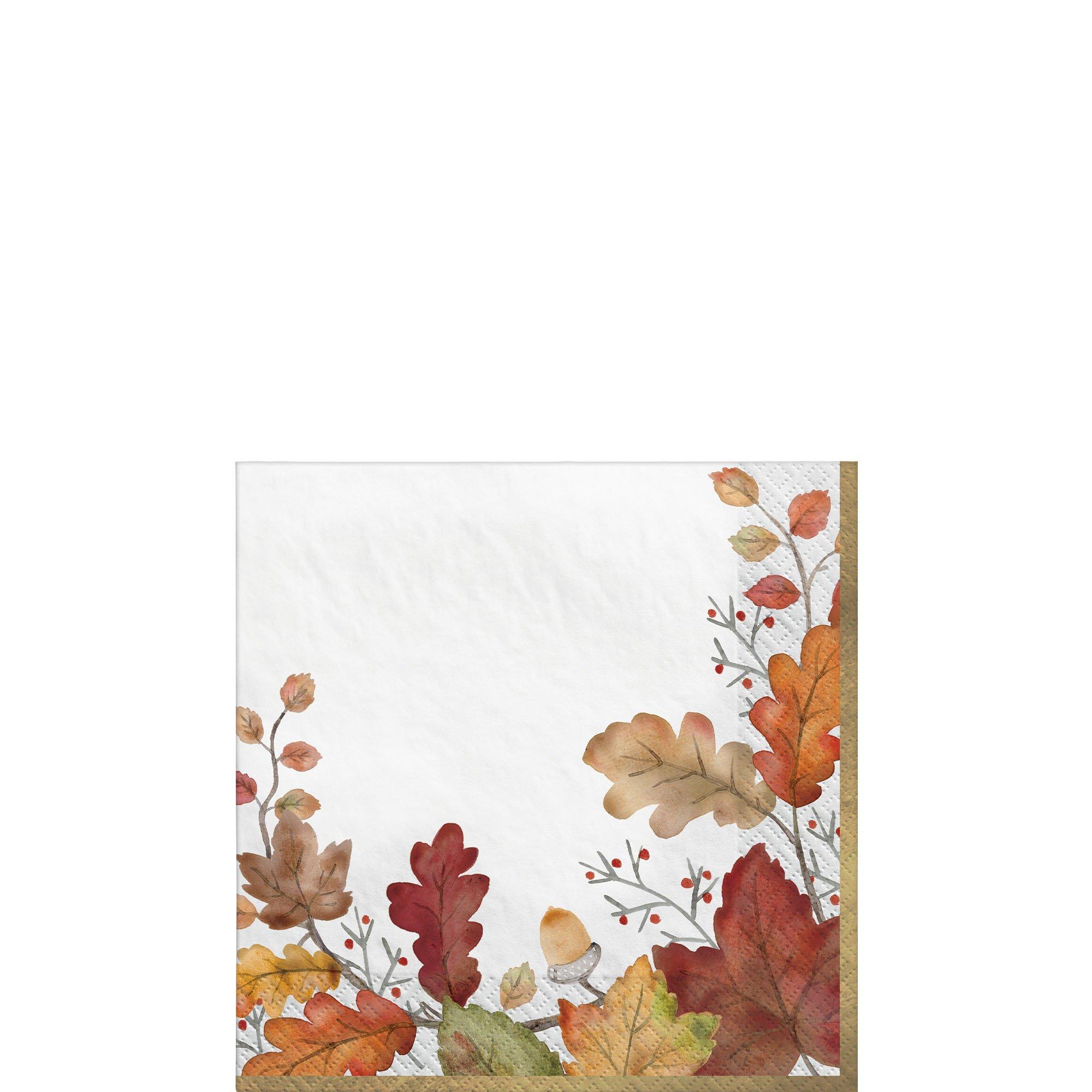 Nature Harvest Fall Paper Dinner Napkins, 16ct
