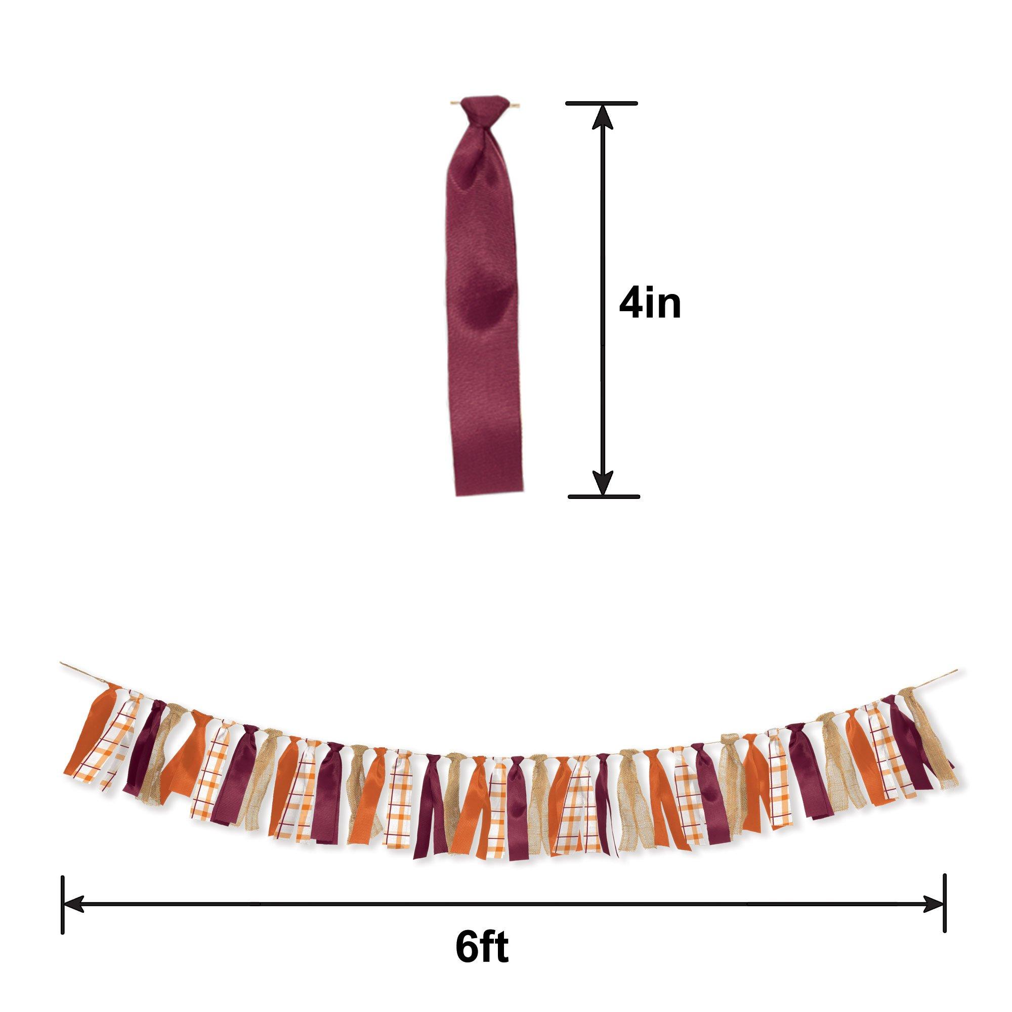 PartyCity Fall Ribbon Garland, 6ft | Hamilton Place