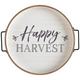Happy Harvest MDF & Metal Round Serving Tray, 13.5in