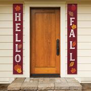 Hello Fall Canvas Hanging Banners, 2pc