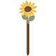 Fall Sunflower Wooden Yard Stake, 33in