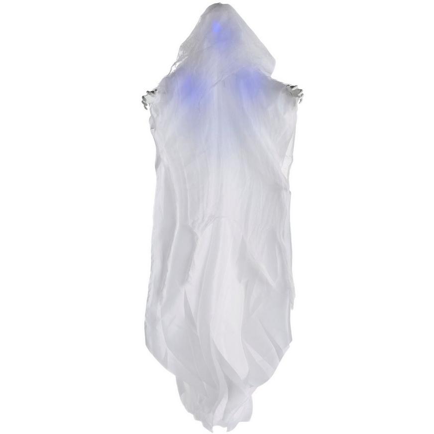 Light-Up Flying Ghost Hanging Halloween Decoration, 5ft