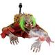 Light-Up Zombie Clown with Fog Effect, 25in