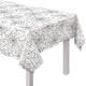 Spiderweb Night Clear Plastic Table Cover, 54in x 108in