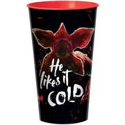 He Likes It Cold Plastic Cup, 32oz - Stranger Things