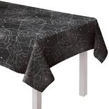 Spiderweb Night Flannel-Backed Vinyl Tablecloth, 54in x 108in