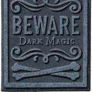 Beware Dark Magic Tombstone, 8in x 12in