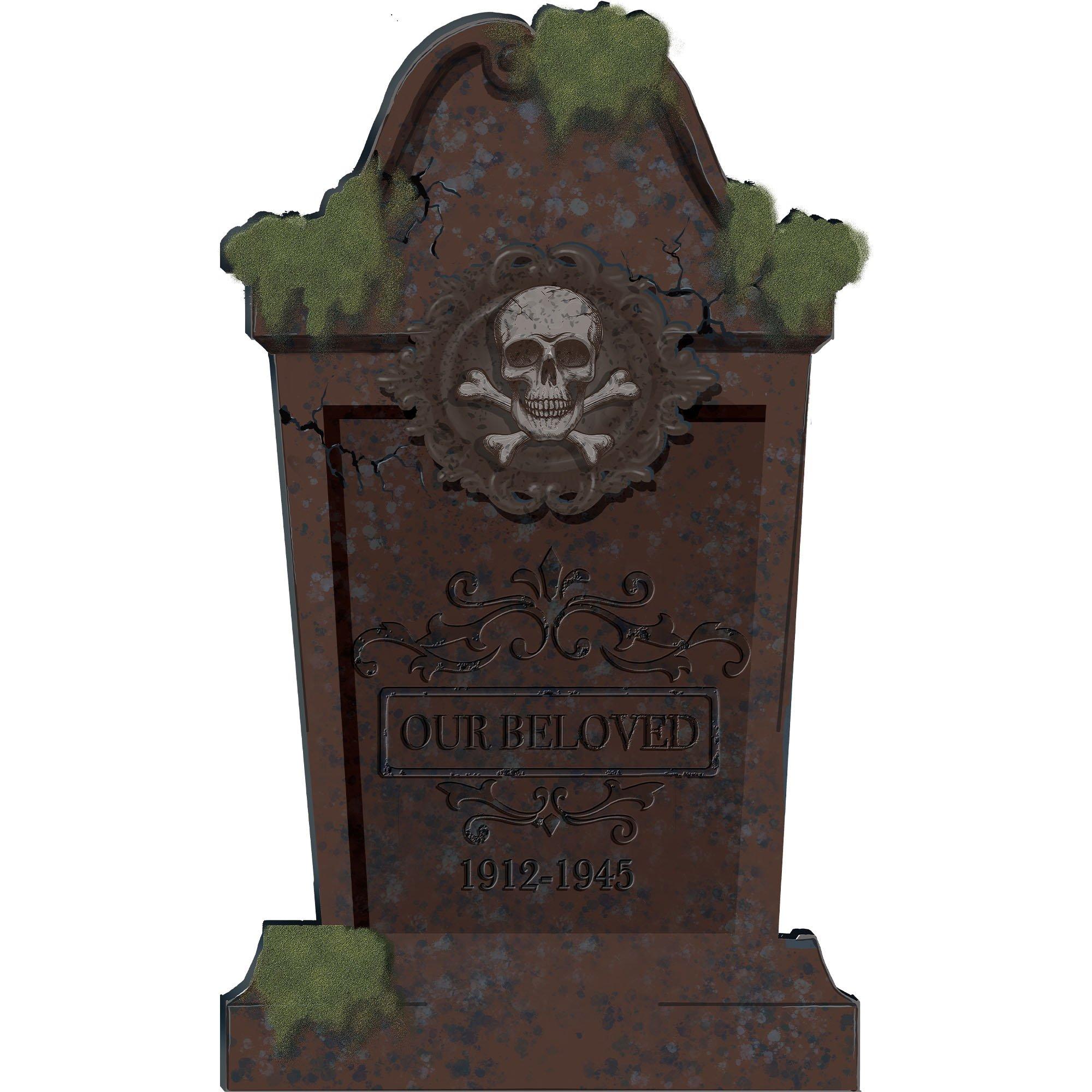 Mossy Our Beloved Tombstone, 13in x 22in