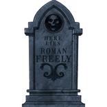 Roman Freely Tombstone, 13in x 22in