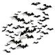 Black Bat Paper Cutouts, 50ct