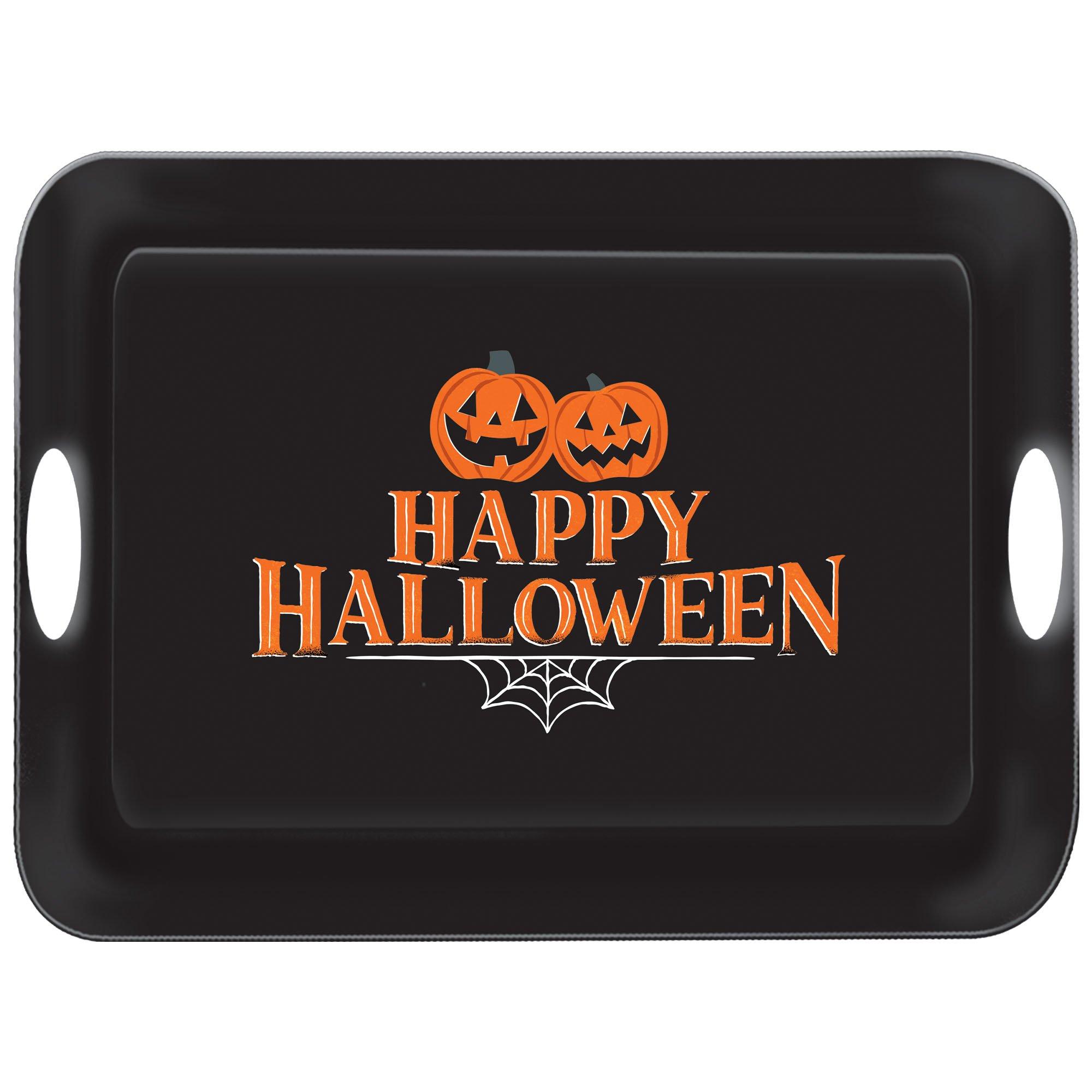 Happy Halloween Melamine Serving Tray, 19.6in x 14.3in | Party City