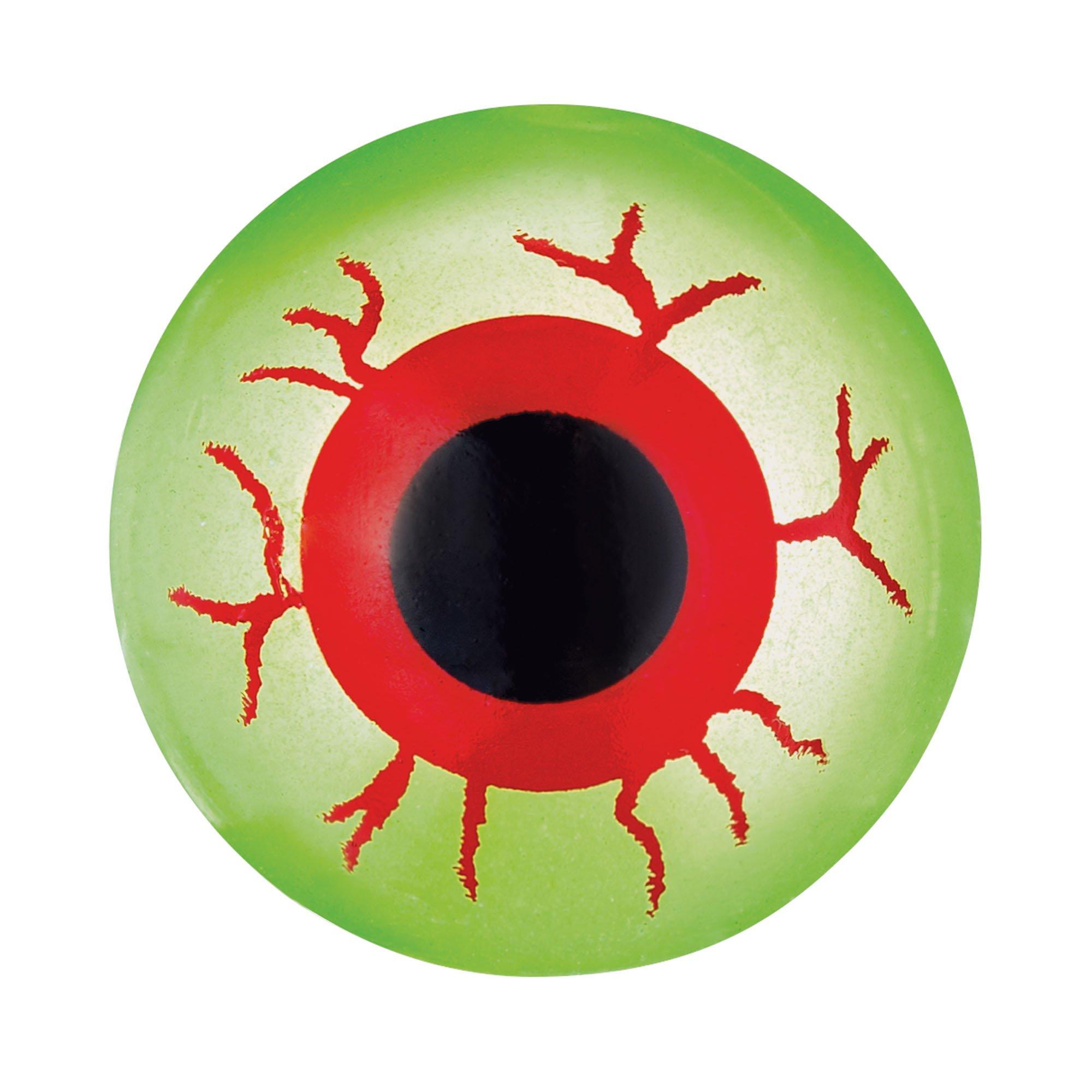 NUOBESTY 10pcs Fake Eyeballs, Glow in The Dark Halloween Eye Ball, Bouncy  Balls for Kids Halloween Treats (Random Color)