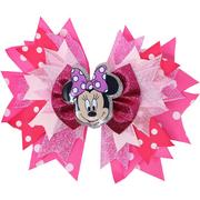 Minnie Mouse Multi-Ribbon Fabric Bow