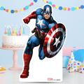 Captain America Centerpiece Cardboard Cutout, 18in - Avengers