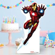 Iron Man in Action Centerpiece Cardboard Cutout, 18in - Avengers