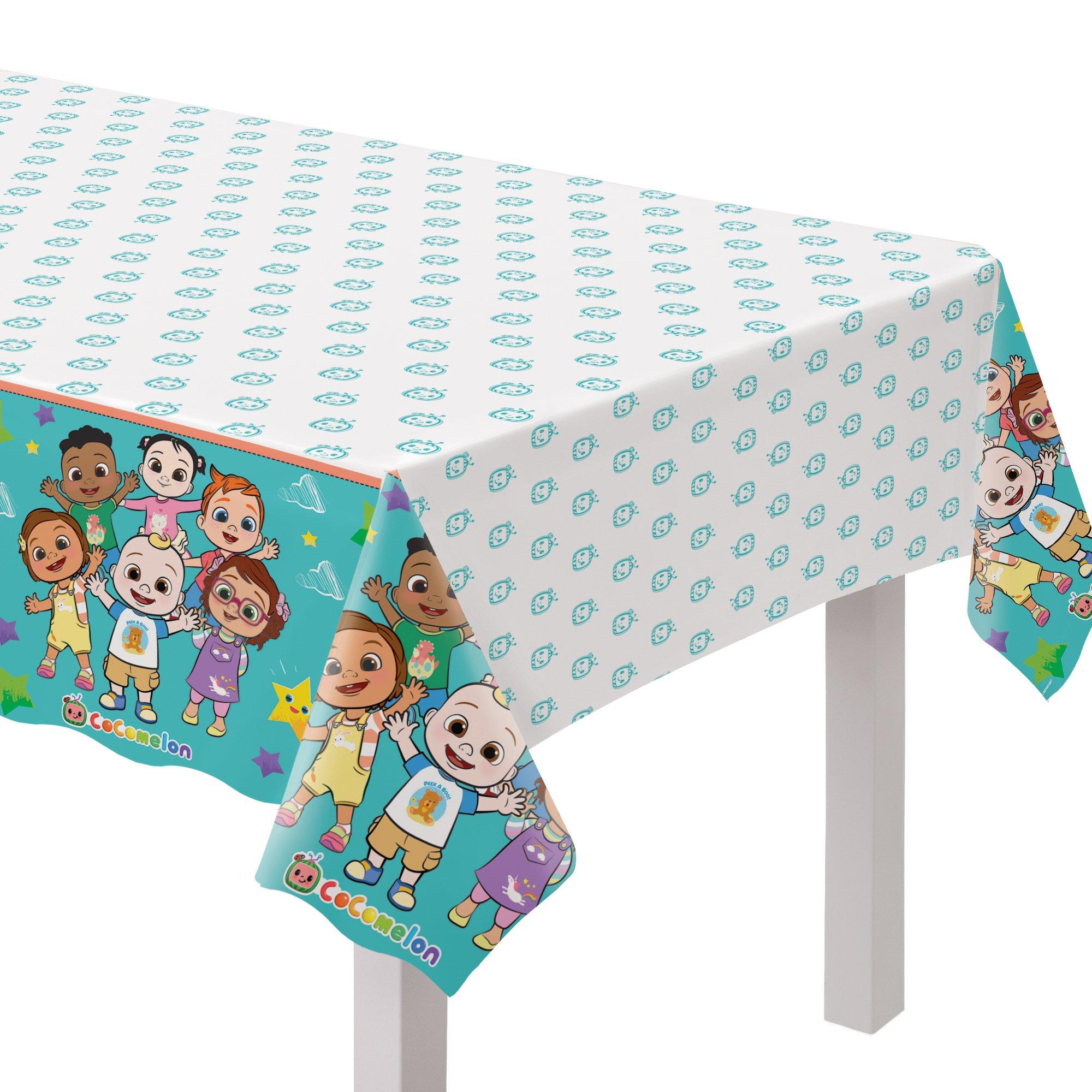 Plastic Table Cover, 54in x 96in Party City