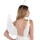 Adult White Feather Floating Angel Wings