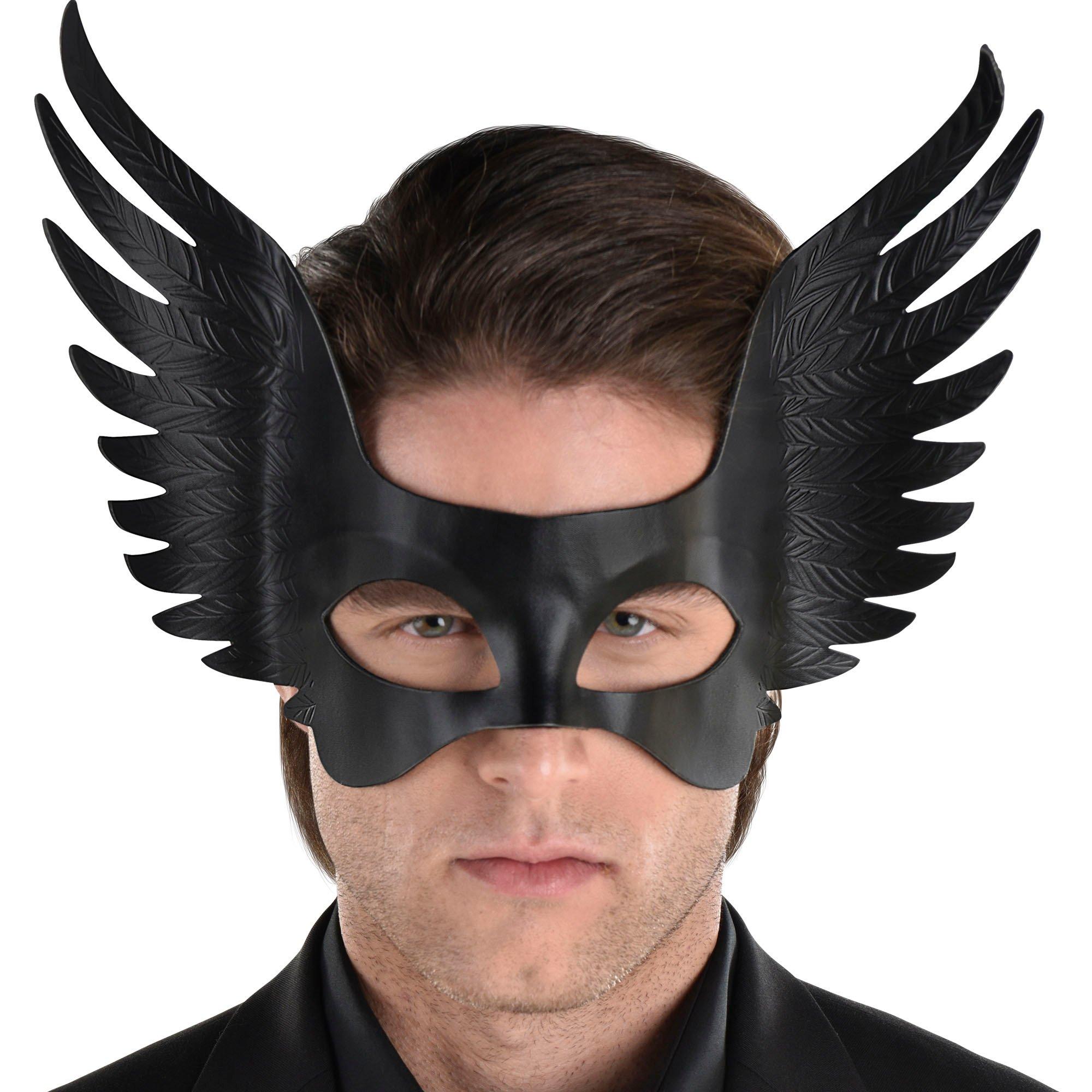 PartyCity Adult Black Winged Faux Leather Half Mask Party City in Tustin CA The Market Place