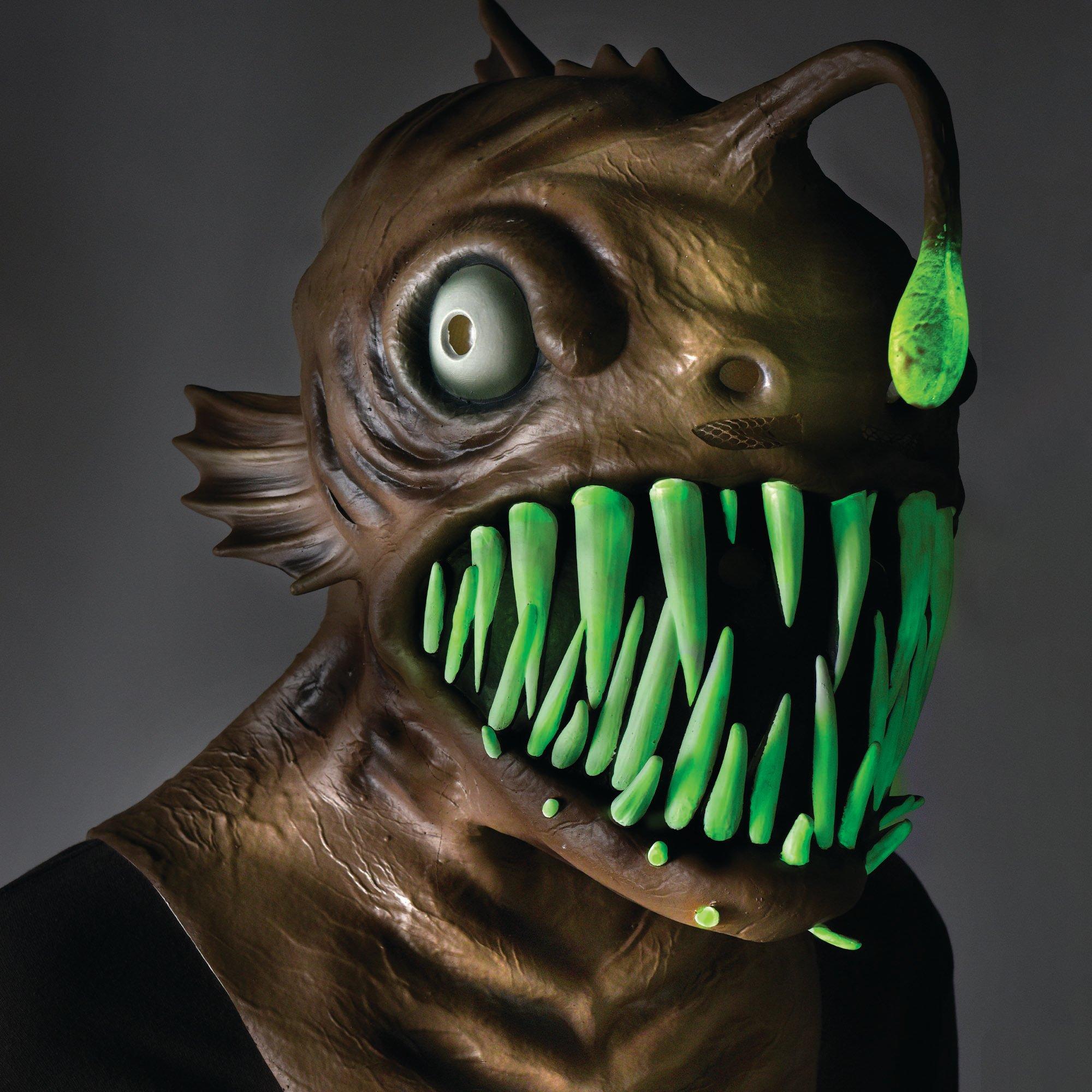 Adult Light-Up Anglerfish Latex Mask