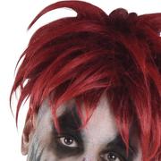 Creepy Red Circus Wig