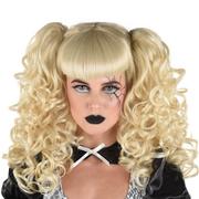 Platinum Blond Creepy Doll Wig