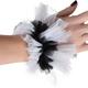 Adult White Tulle Clown Cuffs