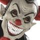 Adult Evil Jester Latex Mask with Mini Skulls - Twisted Circus