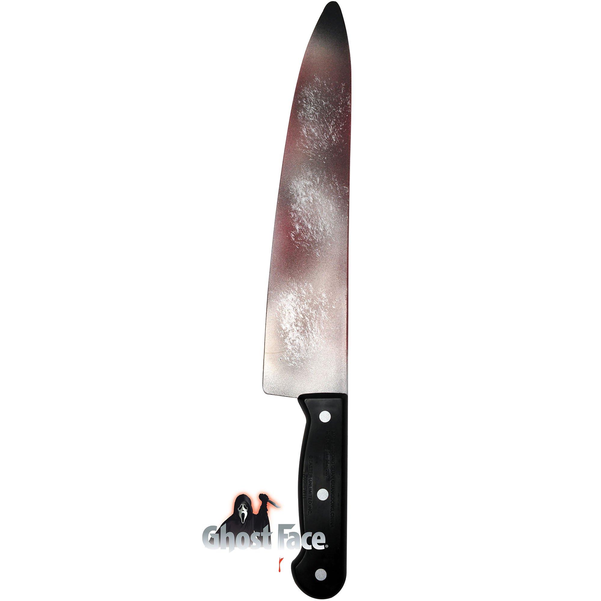 Bloody Ghostface Knife Prop, 15in Scream Party City