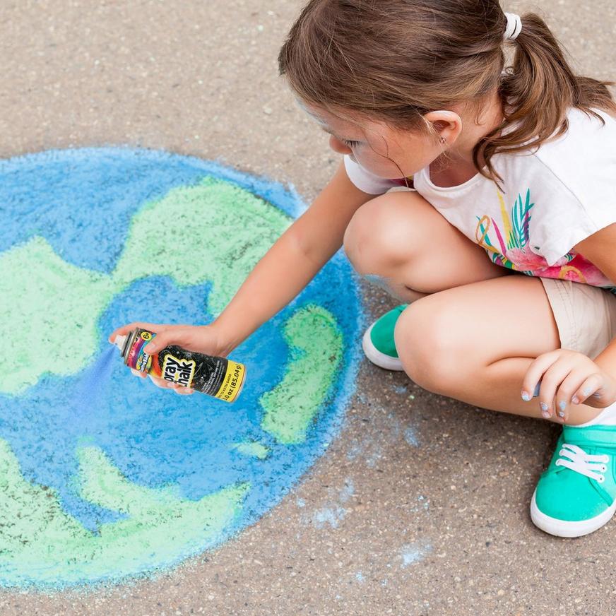 Creative Kids Neon Spray Chalk Cans, 3oz, 2ct