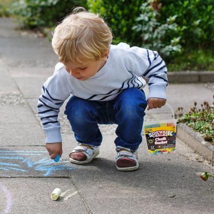 Creative Kids Sidewalk Chalks Bucket, 12pc