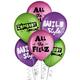 6ct, 12in, ZOMBIES 3 Latex Balloons