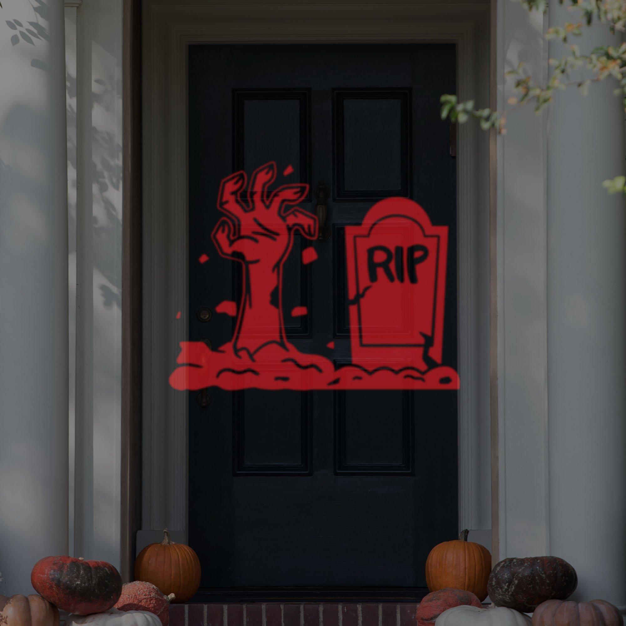 Animated Zombie Rises Motion Projector, 5.25in x 7.5in Party City