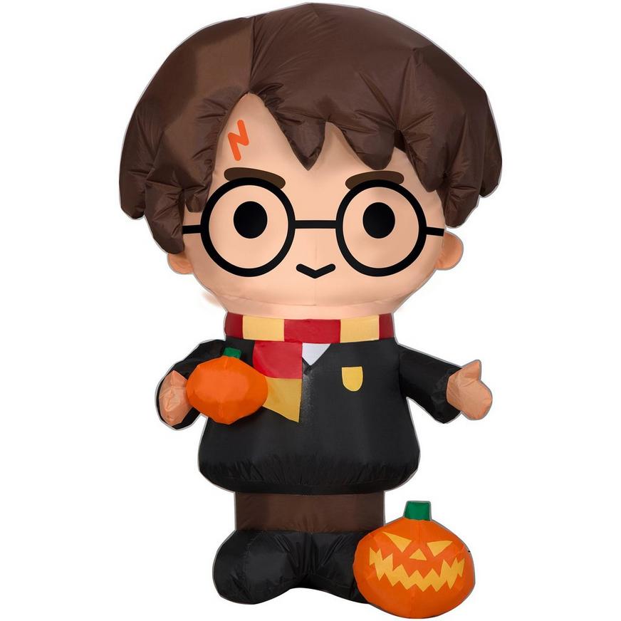 Light-Up Halloween Harry Potter Inflatable Yard Decoration, 3ft