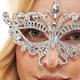Adult Silver Butterfly Masquerade Mask