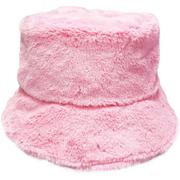 Adult 90s Pink Furry Bucket Hat