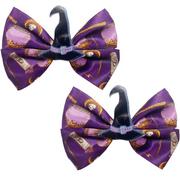 Purple Witchy Hair Bows, 2ct