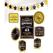 Customizable Better With Age Birthday Room Decorating Kit, 8pc
