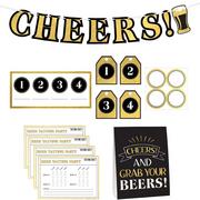 Beer Tasting Kit for 4 Guests, 15pc - Better With Age