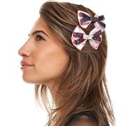 Blood-Spattered Meat Cleaver Hair Bows, 2ct