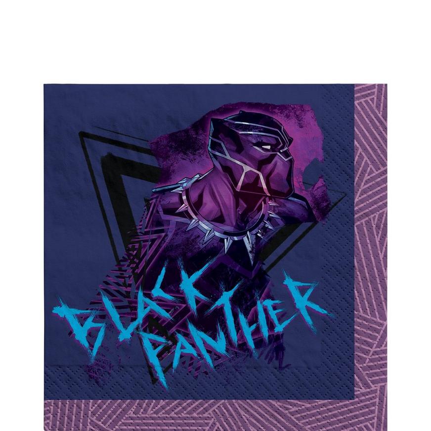 Black Panther Wakanda Forever Paper Lunch Napkins, 6.5in, 16ct