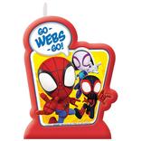 Spidey & His Amazing Friends Birthday Candle, 2.7in x 3.5in
