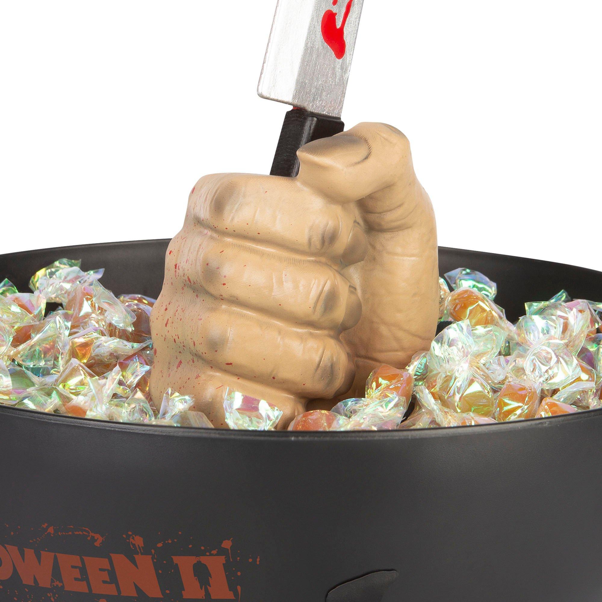 Animated Michael Myers' Knife-Wielding Hand Candy Bowl, 9in, 16oz - Halloween