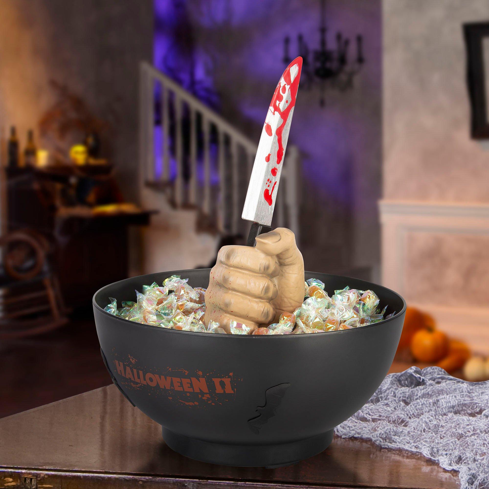 Animated Michael Myers' KnifeWielding Hand Candy Bowl, 9in, 16oz