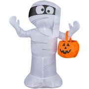 Inflatable Halloween Mummy Decoration, 18in